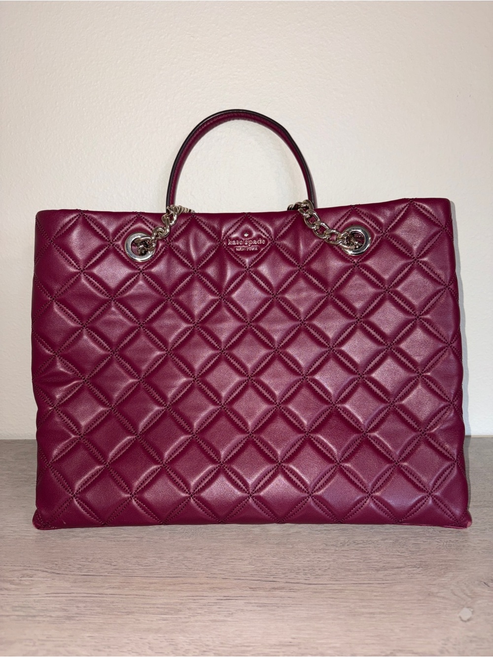 Kate Spade New York Natalia Quilted Leather Tote Bag - NWOT